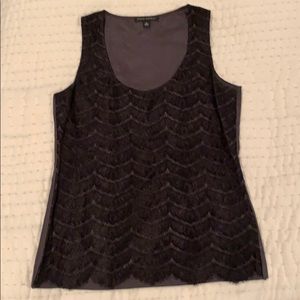 Banana Republic Silk And Lace Blouse